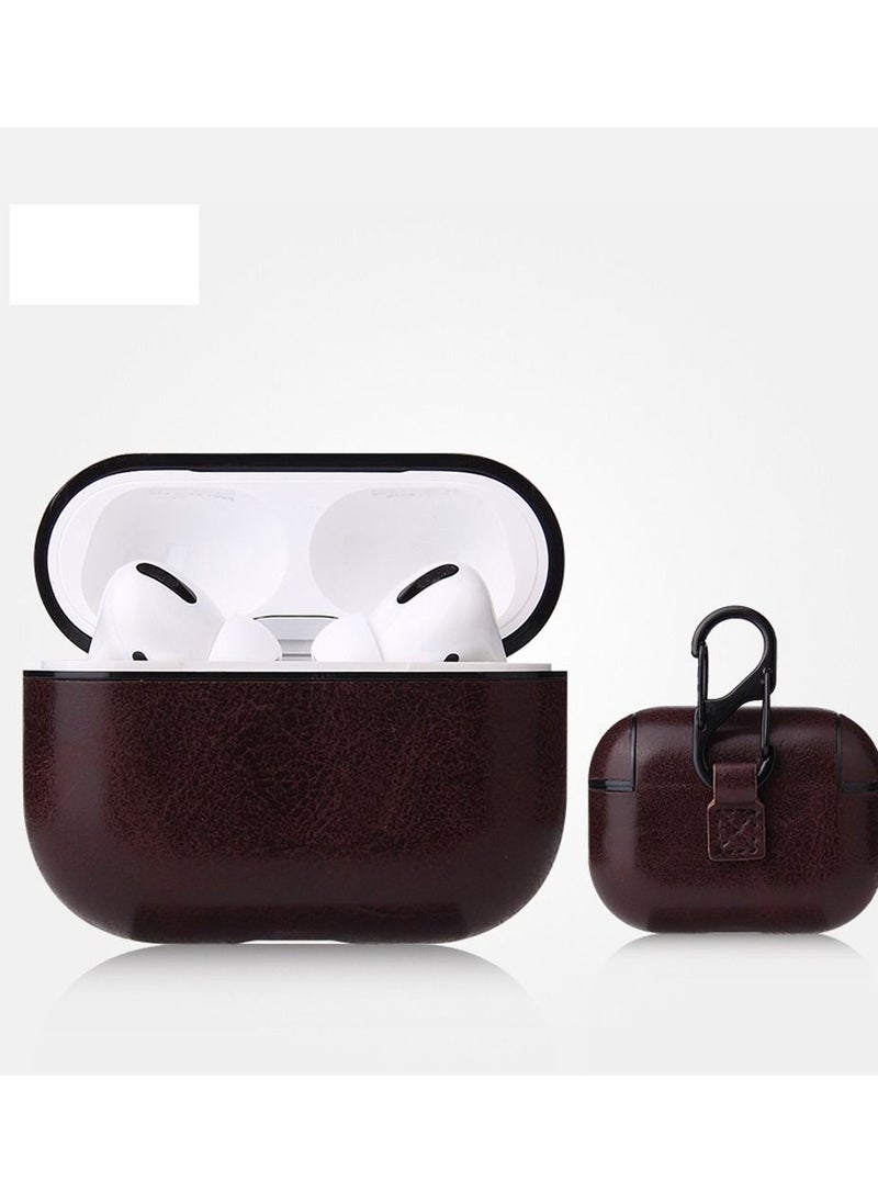 Loquat - Airpods Pro Bluetooth Headset Crazy Horse Pattern Protective Cover - Image 1