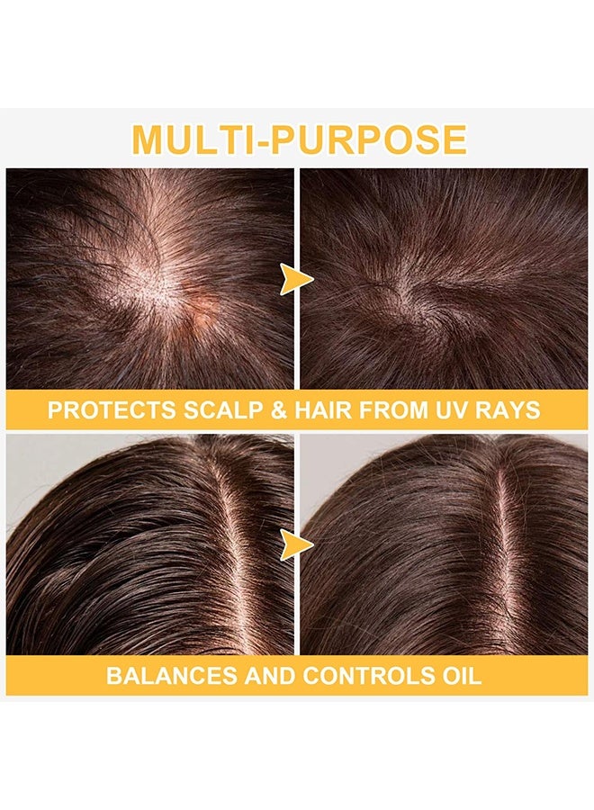 maffick Mineral Sunscreen Powder, SPF35 PA++, For Scalp & Hair,  Oil Control Invisible Hair Sun Protection Powder Spray, Portable Refreshing UV Shield Spray For Outdoor Daily Use 20g - Image 4