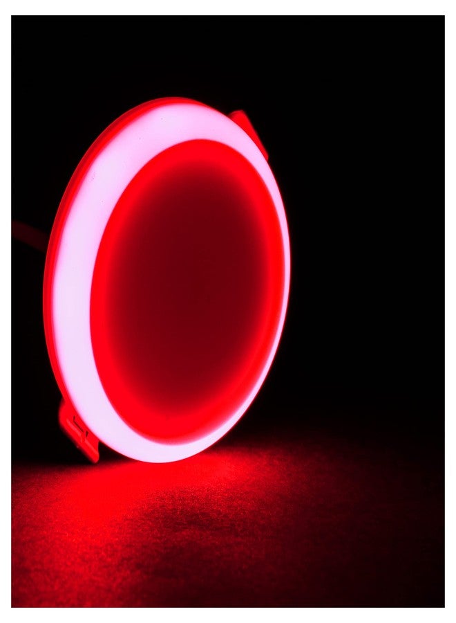 مورفي مصباح مورفي 2 في 1 ثنائي اللون LED دائري عميق صندوق التوصيل (أبيض بارد + أحمر، عبوة من قطعة واحدة) - Image 1