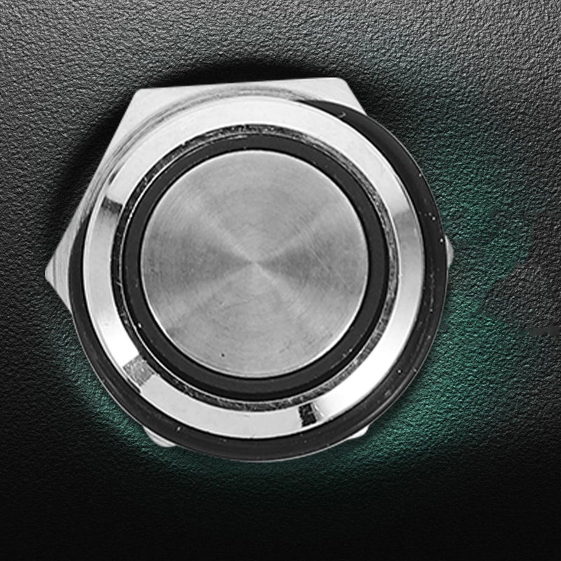 16mm Automotive Engine Starter Push Button Ignition Switch With LED Light Self Locking Momentary Reset - Image 3