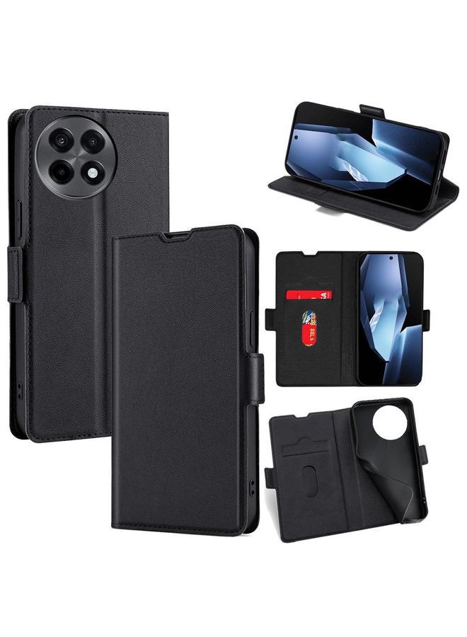 اس-توب جراب لهاتف OnePlus Ace 5 / 5 Pro مصنوع من الجلد فائق النحافة مع مشبك جانبي قابل للطي أفقيًا - Image 1