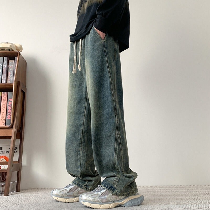 Unisex Casual Daily Denim Jeans - Image 2