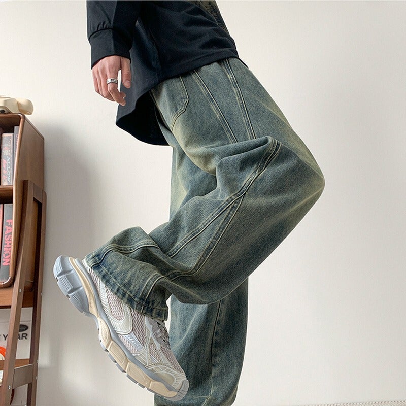 Unisex Casual Daily Denim Jeans - Image 4