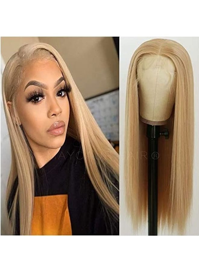 NIBEMINENT Lace Front Wig Beige 22inch