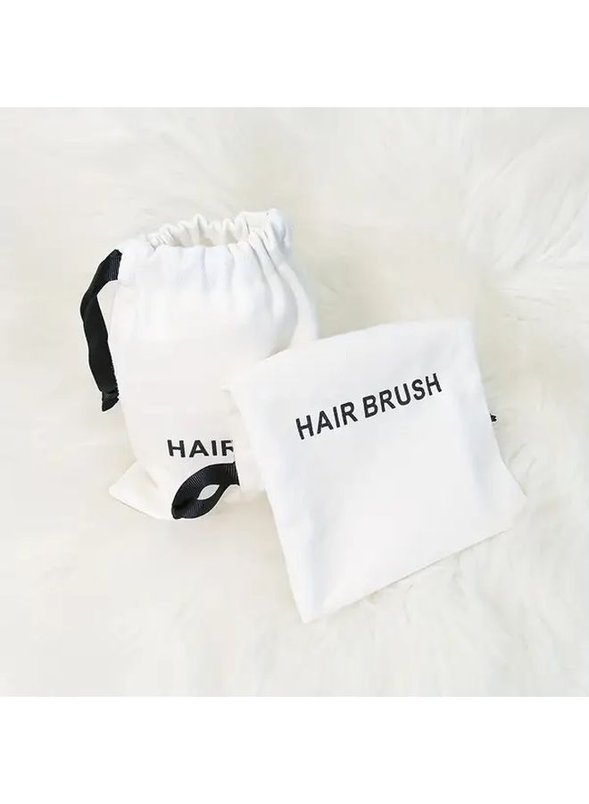 Canvas Bag 2 Pack Drawstring Pouch For Cushion Comb Packaging Wrist Storage Bag Hair Comb Gift Bag Accessories - Image 1