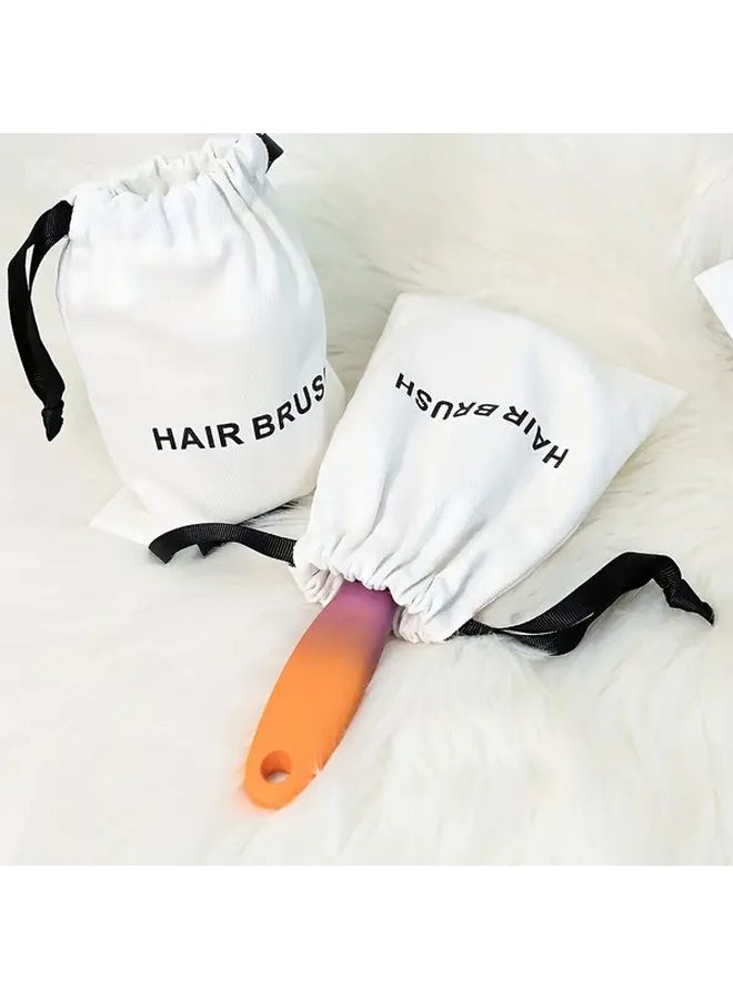Canvas Bag 2 Pack Drawstring Pouch For Cushion Comb Packaging Wrist Storage Bag Hair Comb Gift Bag Accessories - Image 5