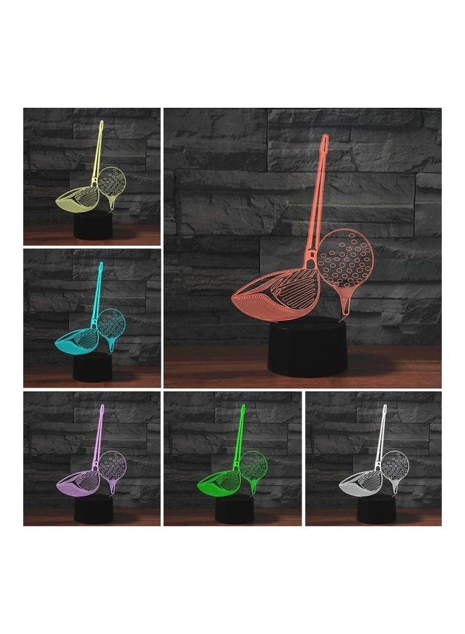 NIBEMINENT Golf Shape LED Vision Table Lamp Multicolour - Image 2