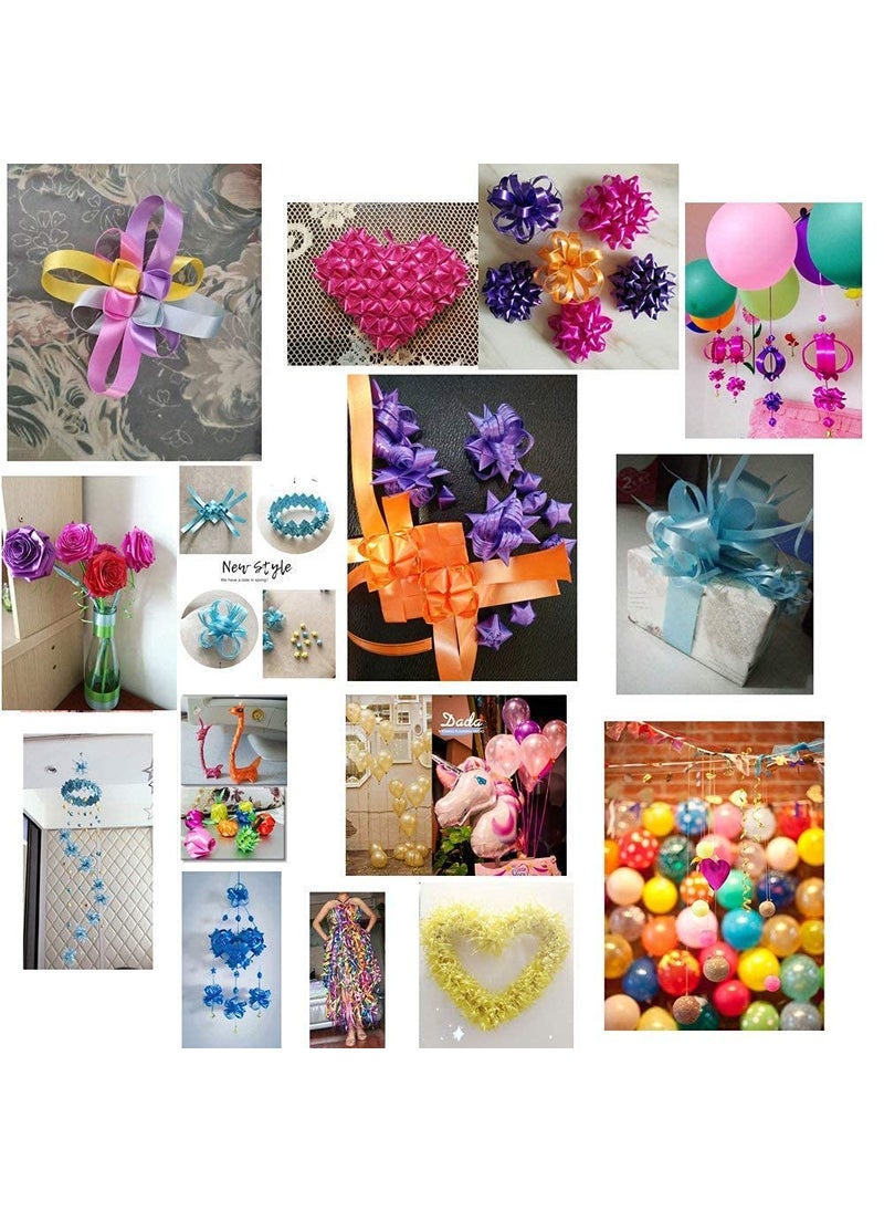 DIY Crafts DIY Crafts Pack Of 10 Rolls, Random # 1, 1-2"inch Ribbon Single Face Solid Satin Polyester 10-25 Colors Unsorted Bulk Lots for Gift Wrapping Party Decoration in Chris (Pack Of 10 Rolls, Random # 1)  - Image 3