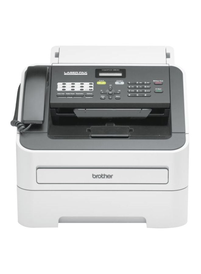 بروذر طابعة ليزر بجهاز فاكس طراز fax-2840 37.08x37.34x30.99سم أبيض/ أسود - Image 1