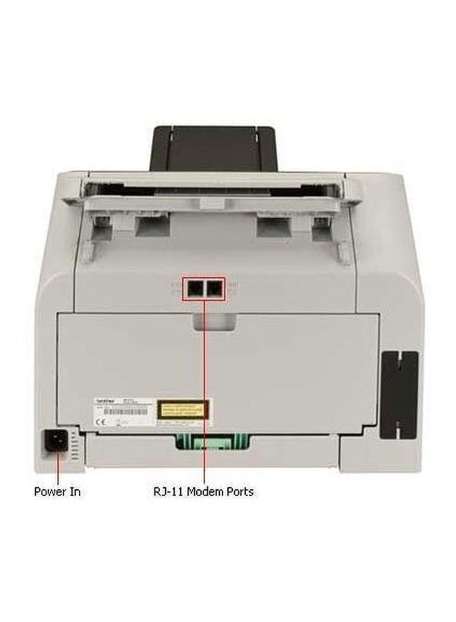 بروذر طابعة ليزر بجهاز فاكس طراز fax-2840 37.08x37.34x30.99سم أبيض/ أسود - Image 3