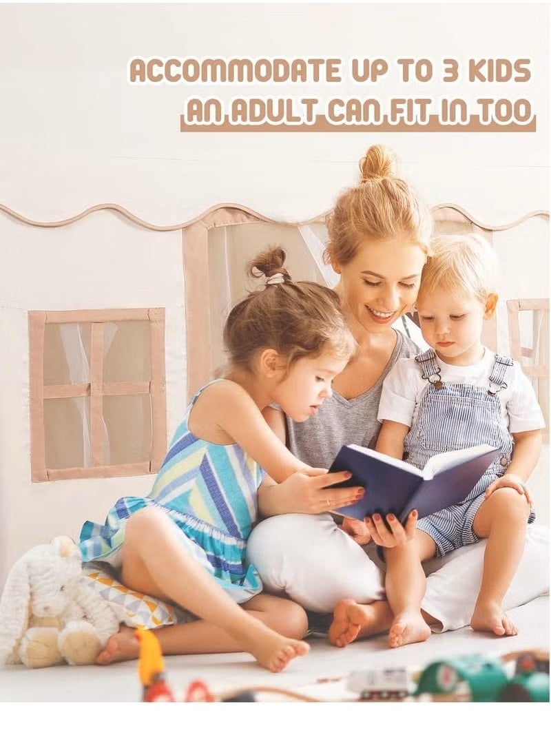 ثمانية فيبيهاوس - خيمات اطفال خيمة اطفال بيت ألعاب خيمة اللعب للأولاد والبنات مع حصيرة وأضواء القابلة للطي بيوت اللعب القابلة للغسل خيمة لعب بيت - Image 1