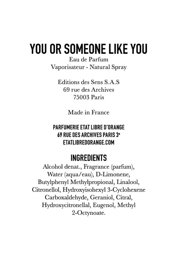 Etat Libre d'Orange You Or Someone Like You Eau De Parfum Spray, 3.4 Fl Oz - Image 3