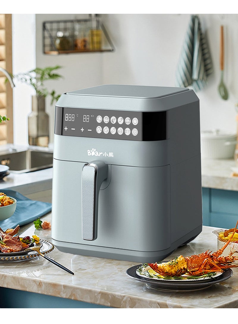 Bear Multifunction 6.5L Electric Air Fryer 1700W Touch Display Automatic Non-Stick Oil Free Cooker Frying For Home Kitchen - Image 1