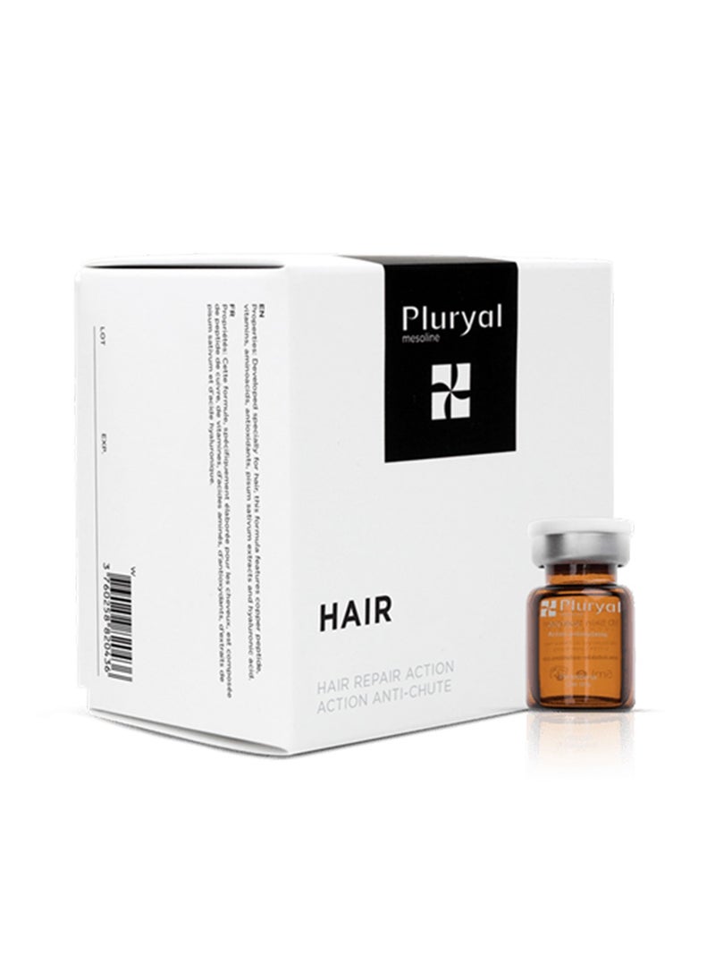 Pluryal - Pluryal Mesoline Hair Mesotherapy to increase hair growth, prevent hair loss and treat baldness problems with shine, strength, density and thickness of hair - Image 1
