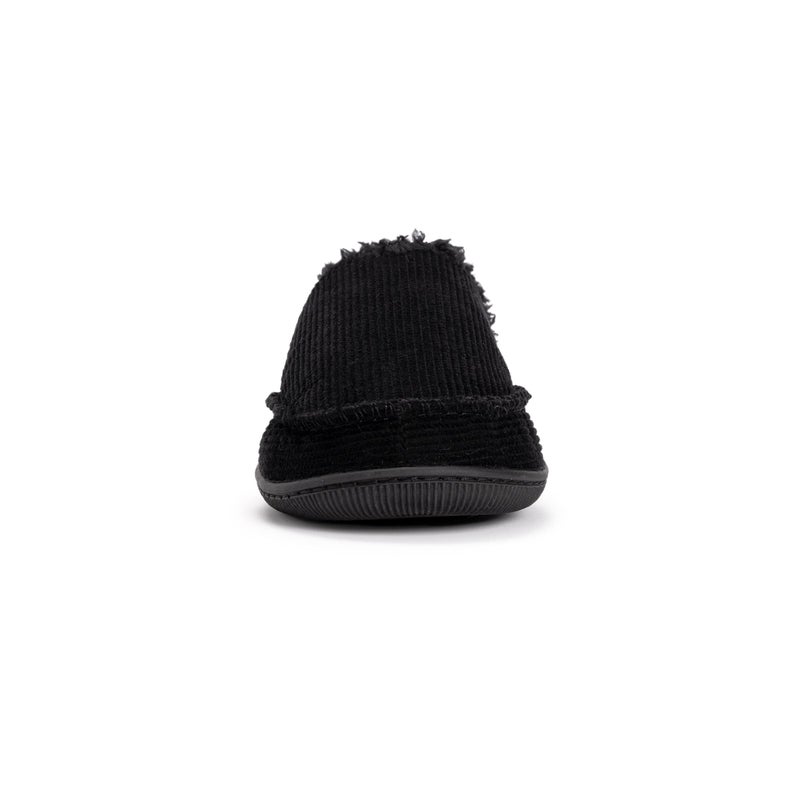 Muk LUKS Men's Men's Corduroy Clogs Shoe, Black, Large 12-13 M US - Image 5