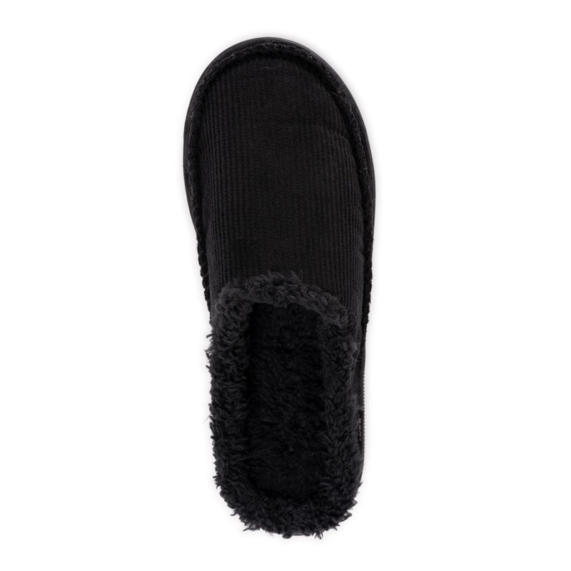 Muk LUKS Men's Men's Corduroy Clogs Shoe, Black, Large 12-13 M US - Image 2