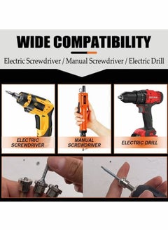 Excefore Magnetic Positioning Screwdriver Bits Set, PH2 Magnetic Phillips Screwdriver Set Bits, Hex Shank Positioning Bit Batch Head for Manual Electric Screwdriver Impact Drill Tool Kit Accessory(25mm+50mm)  - Image 3