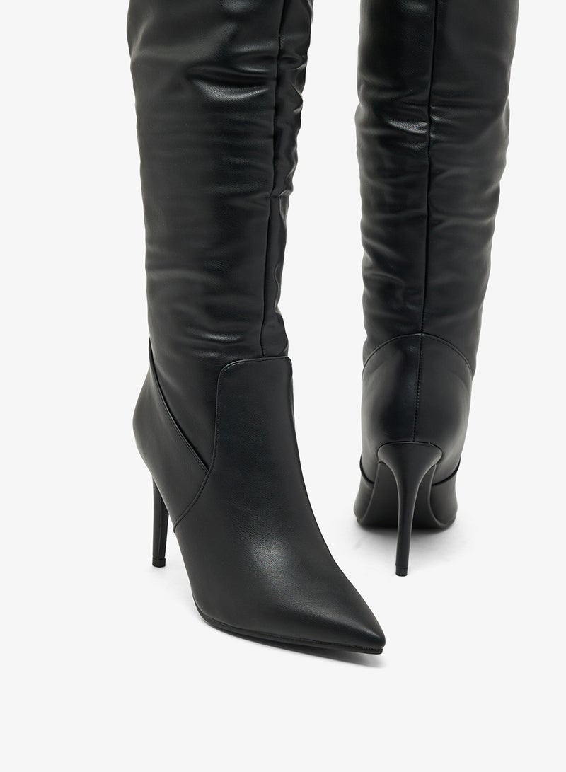 ايلا بوتات بكعب مدبب حتى الركبة - Image 4