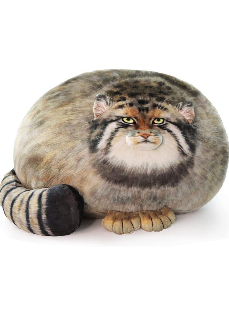 ORiTi ORiTi Cat Plush Body Pillow, Pallas Cat Plush Pillow, Steppe Cat Stuffed Animals Soft Plushies, Kitten Plush Throw Pillow Doll Big Plush Toys  - Image 2