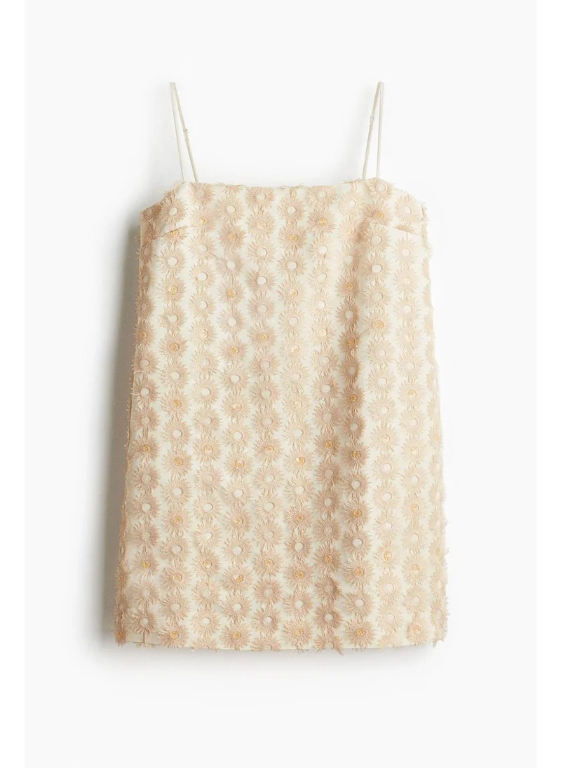 اتش اند ام Appliquéd strappy dress