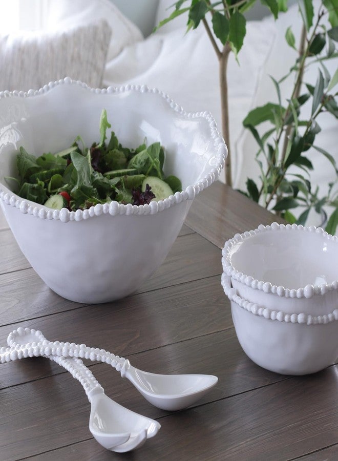 Beatriz Ball 2427 Alegria Melamine Salad Server, White - Image 3