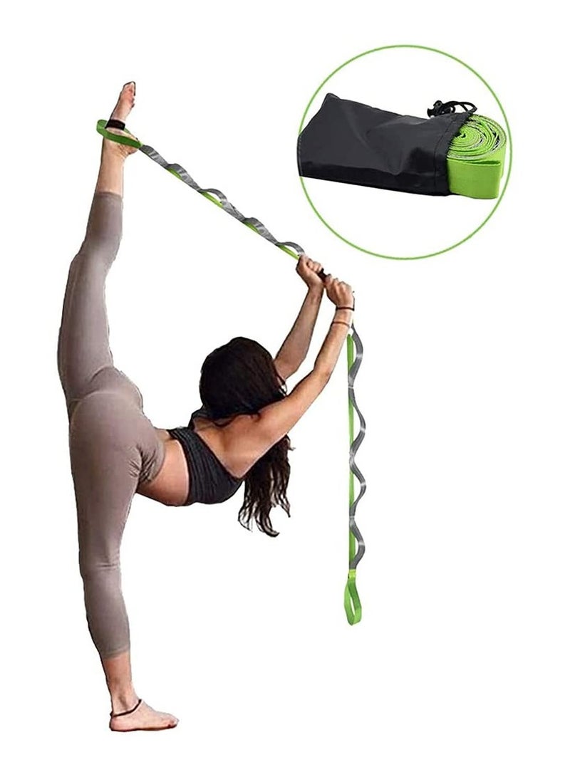 Arabest Yoga Strap - Stretching Strap, 12 Loops Yoga Stretch Strap, Non-Elastic Stretch Band for Physical Therapy, Pilates, Dance and Gymnastics with Carry Bag - Image 4