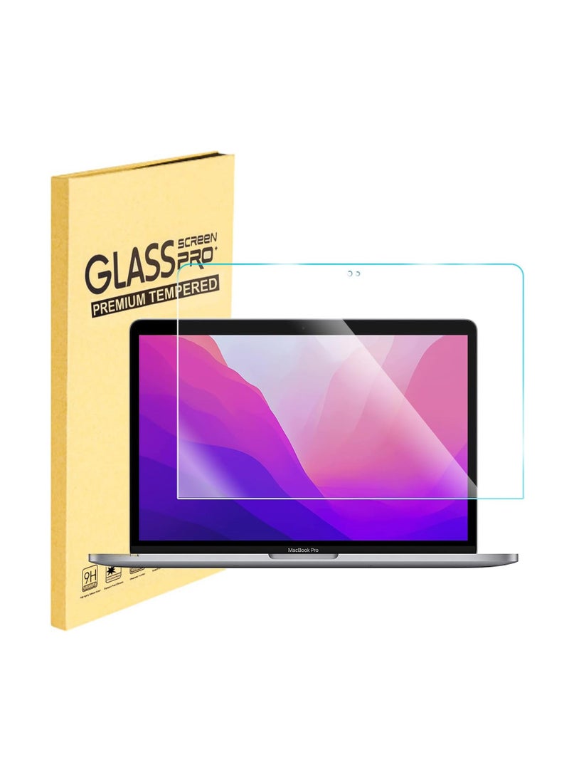 MUBUY-GOL Glass Screen Protector for 13" MacBook Pro 13 M2 M1 2016-2022, MacBook Air 13 M1 2018-2021 (Pro Model: M2 M1 A2338 A2289 A2251 A2289 A2251 A2159 A1706 A1708 A1989, Air Model: A2337 M1 A2179 A1932) - Image 1