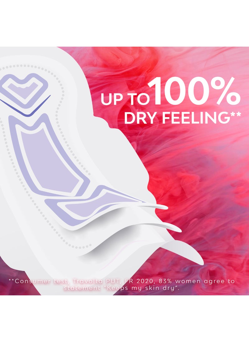 Nana فوط صحية ليلية رفيعة جداً وطويلة جداً مع أجنحة - Image 3