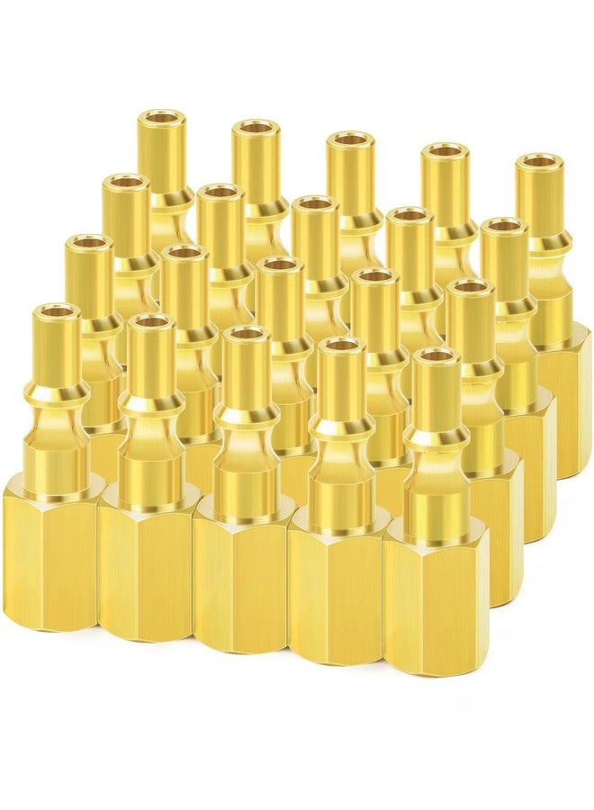 ChillWaves A-Style(ARO) Air Plug, 1/4" NPT Female Pneumatic Plugs, Air Compressor Accessories Fittings(20-PACK) - Image 1