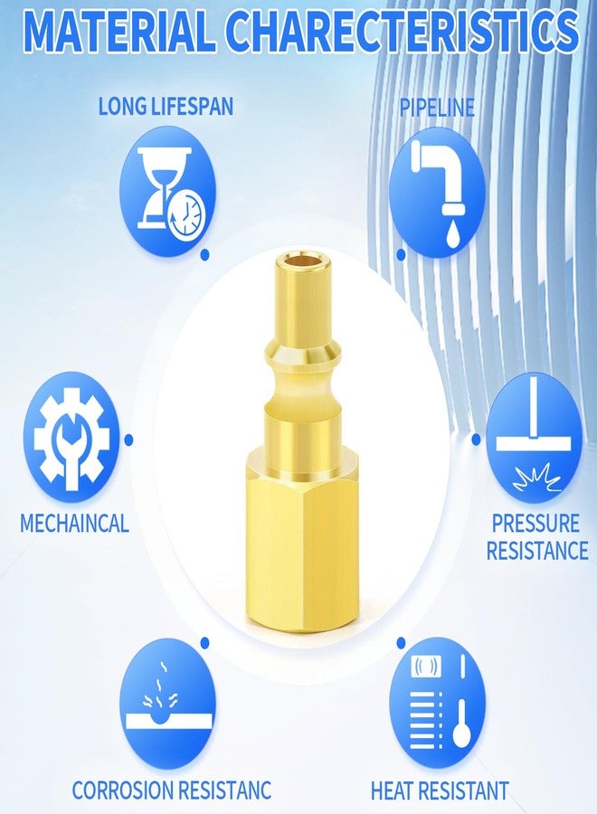 ChillWaves A-Style(ARO) Air Plug, 1/4" NPT Female Pneumatic Plugs, Air Compressor Accessories Fittings(20-PACK) - Image 5