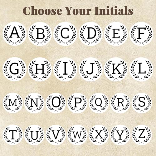 JUBOPE Easter Basket Stuffer Bygone Mark Bookmark with Pen Holder, 26 Name Initial Letters, 5 Retro Colors, Personalized Magnetic Leather Bookmarks Gift for Women and Men Book Lovers, Students, Teachers - Image 3