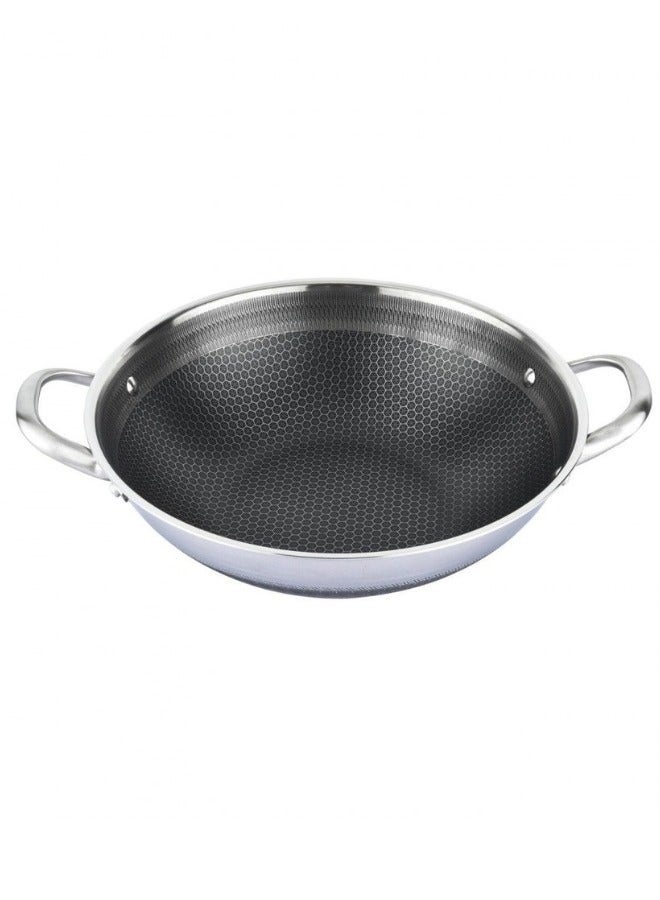 FALMER Stainless Steel Cooking Deep Frying Pan Non-Stick 26 cm - Image 1