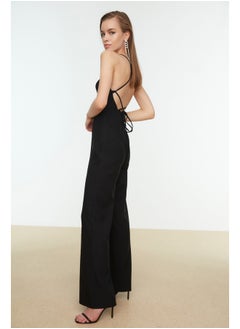 trendyol Black Woven Overalls TPRSS21TU0115  - Image 1