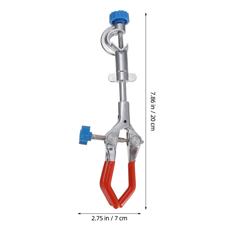 Adjustable Three Prong Flask Clamp Swivel Beaker Holder for Laboratory Chemical Experiment - Image 3