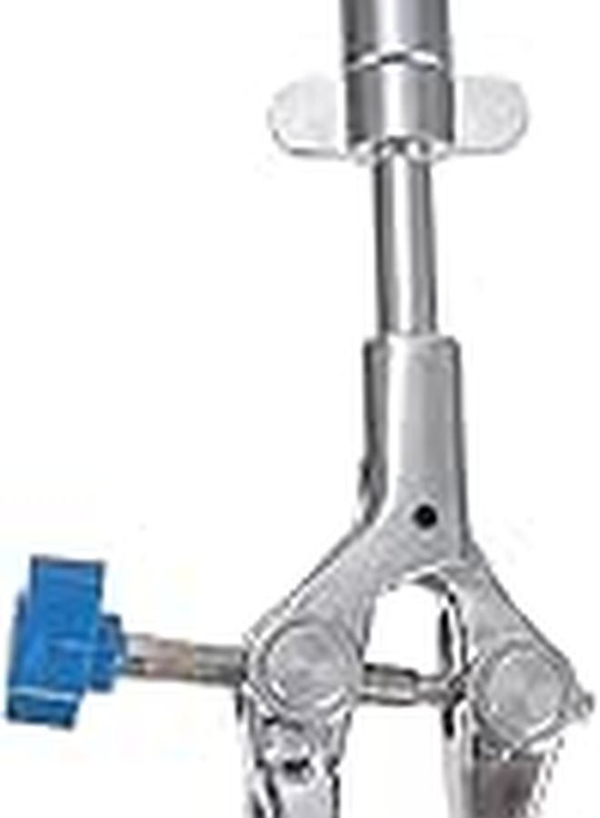 Adjustable Three Prong Flask Clamp Swivel Beaker Holder for Laboratory Chemical Experiment - Image 1