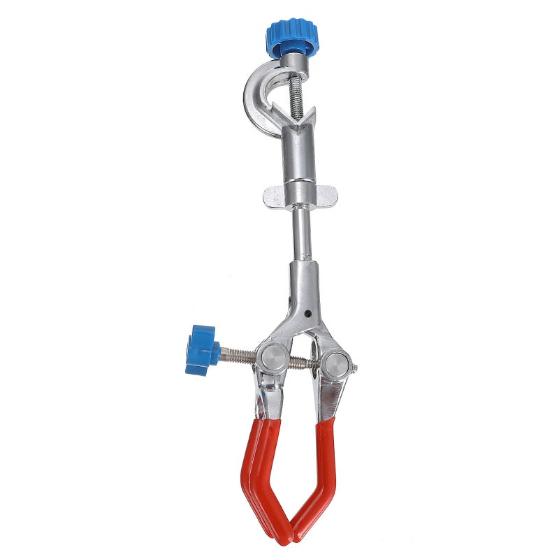 Adjustable Three Prong Flask Clamp Swivel Beaker Holder for Laboratory Chemical Experiment - Image 2
