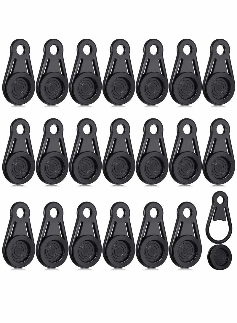 Y&D Tarp Grabbers, Clips, Movable Snaps Clip, for Outdoor Camping, Tent, Awning, Banner, Cover, Tarps, Plastic Sheeting 20 Pieces  - Image 1