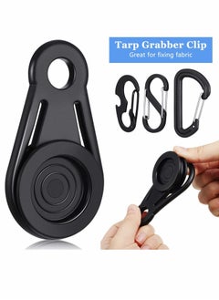 Y&D Tarp Grabbers, Clips, Movable Snaps Clip, for Outdoor Camping, Tent, Awning, Banner, Cover, Tarps, Plastic Sheeting 20 Pieces  - Image 3