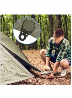 Y&D Tarp Grabbers, Clips, Movable Snaps Clip, for Outdoor Camping, Tent, Awning, Banner, Cover, Tarps, Plastic Sheeting 20 Pieces  - Image 5