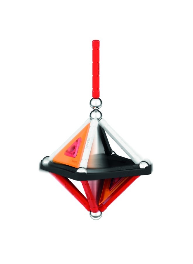 GEOMAG - Geomag E-motion STEM & Educational Magnet Toys, Made in Switzerland, 100% Recycled Plastic, Open Ended Toys, Contruction Toys, 5Y+, 32 pcs - Image 1