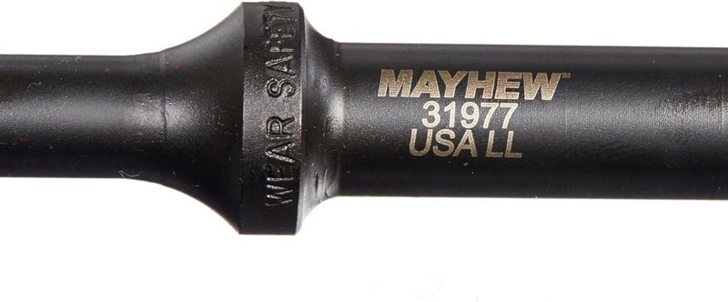 Mayhew Tools 37326 Pneumatic .498 Shank Heavy-Duty Set, 4-Piece, Black Oxide Finish - Image 4