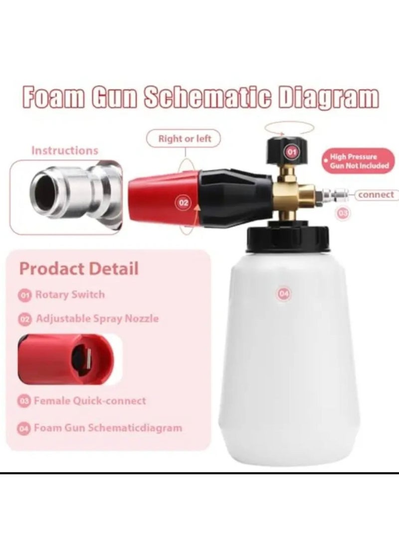 علبة فوم قان للغسيل مع موصل سريع - Image 3