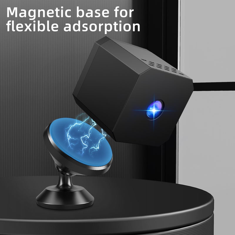 Mini Square HD 1080p Surveillance Camera with Night Vision, Motion Detection, and Smart Wireless Wi-Fi - Image 4