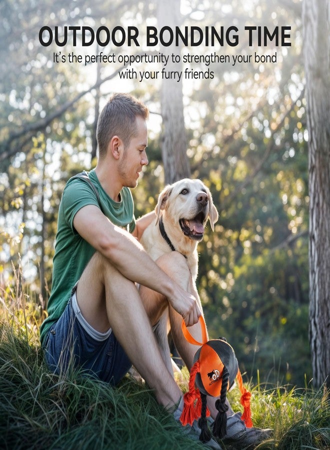 ALL FOR PAWS Dog Toys 13.8 Inches - Durable Tug-of-War, Fetch, and Chew Toys not for Aggressive Chewers with Rope, Ball, and Dental Knots - Interactive Indestructible Toy for Medium Breed Dogs - Image 3