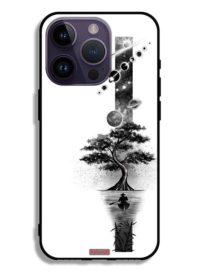 Tolwak Apple iPhone 14 Pro Protective Case Earth Space Art - Image 2