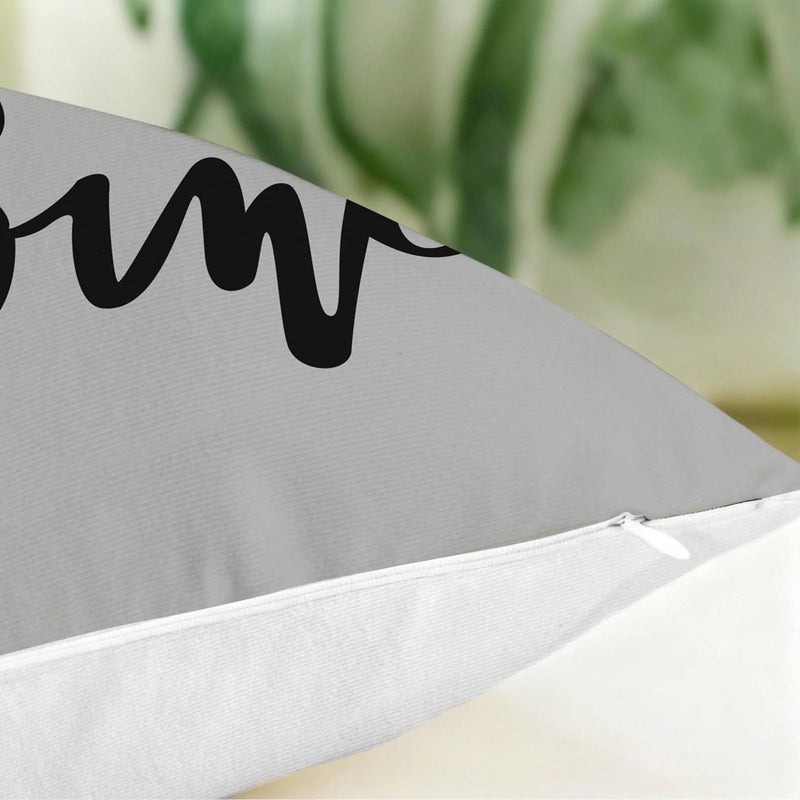 Hexagram Grey Geometric Pillow Covers 18x18 Set of 4, Decorative Outdoor Modern Boho Throw Pillow Covers, Home Sweet Home Farmhouse Cushion Case for Couch Sofa Indoor Bedroom Decor(No Insert) - Image 5