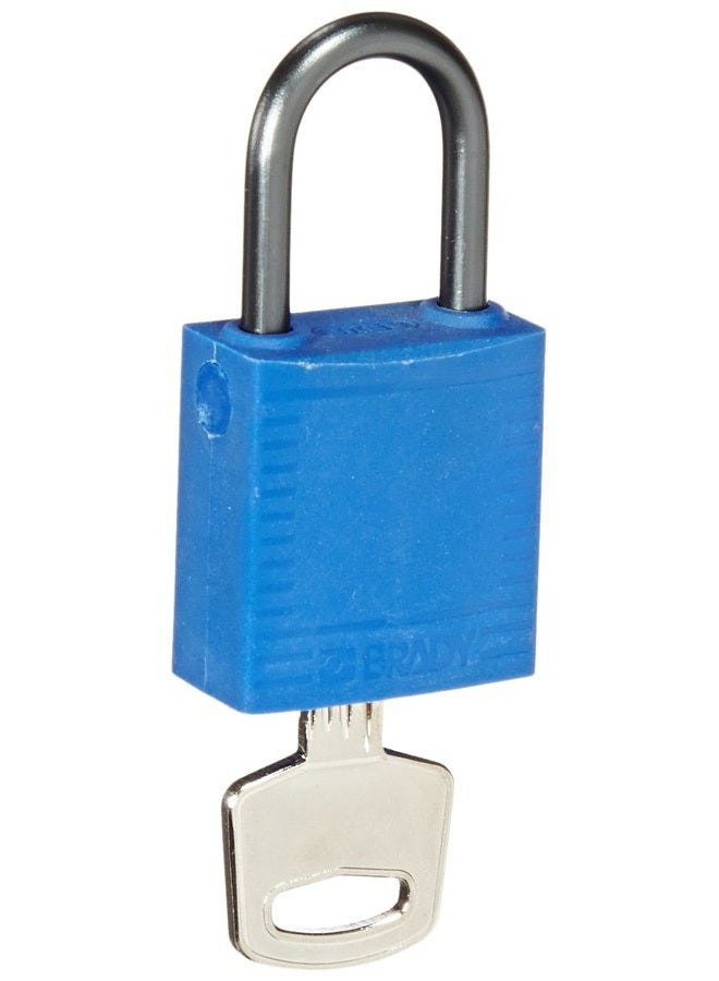Brady 118929 Blue, Brady Compact Safety Lock - Keyed Different (6 Locks) - Image 1