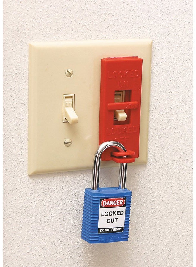 Brady 118929 Blue, Brady Compact Safety Lock - Keyed Different (6 Locks) - Image 2