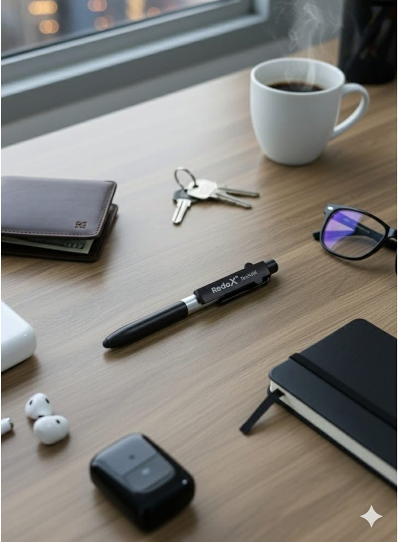 RedEx Multifunction pen - mobile stand -flash light - write on paper - write on phoneBundle - Image 2