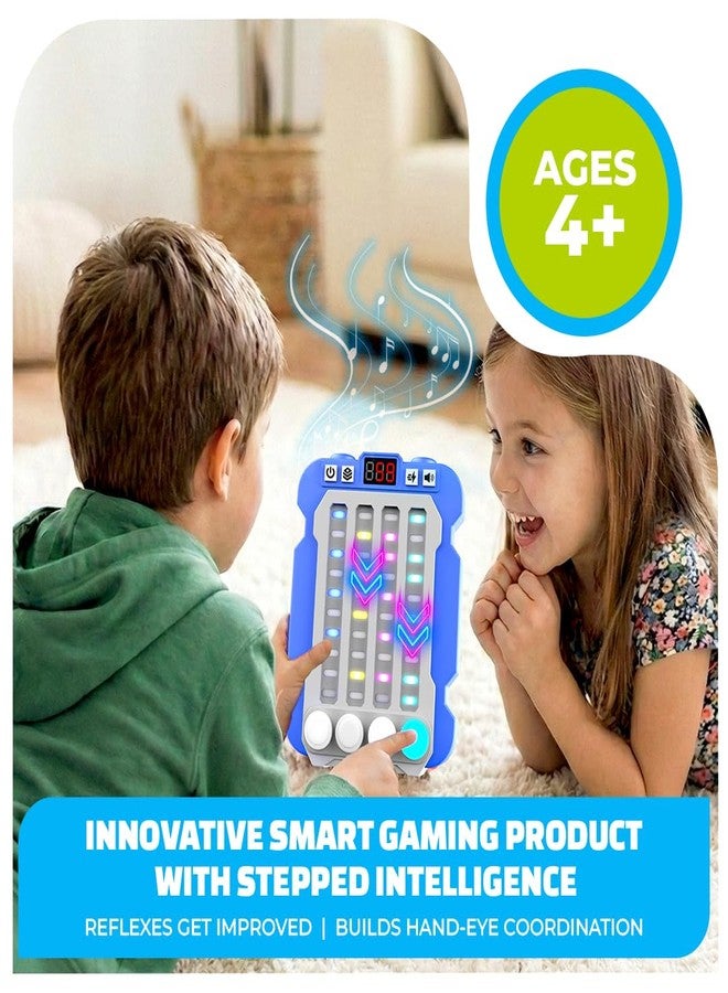Mirana Airport Arcade - Portable Handheld Steps Game for Kids - 6 Exciting Modes, 3 Speed Levels - Digital Score Display - Toy Gift for Boys & Girls 4+ Years (Blue, Airport Arcade) - Image 5